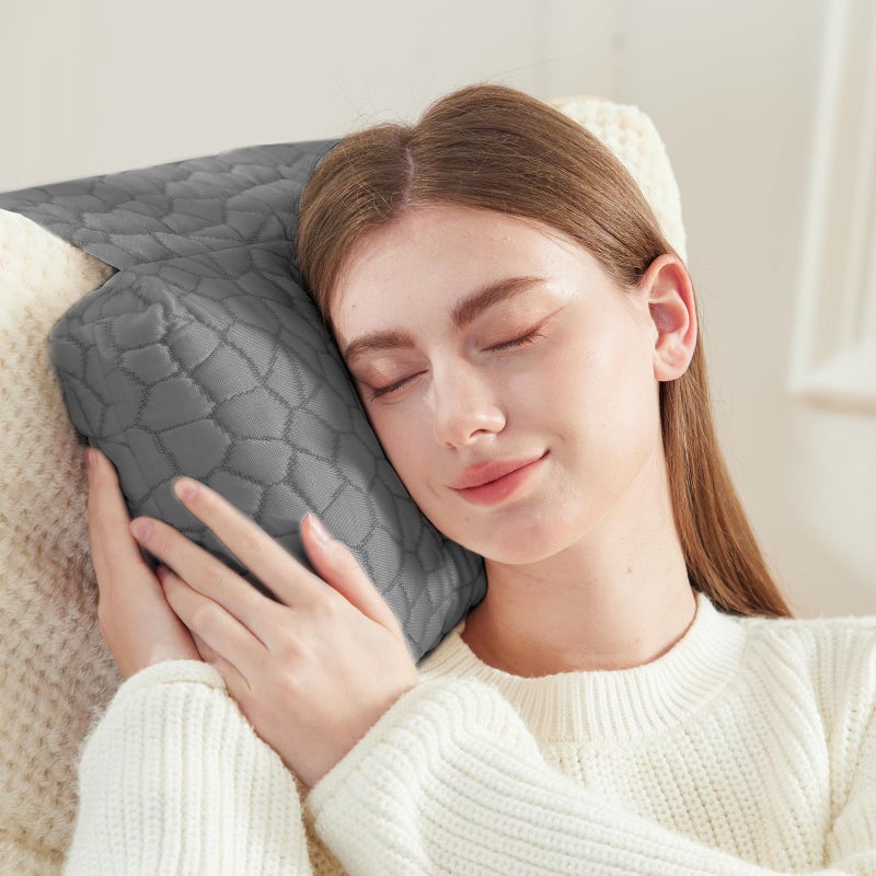SUPA MODERN Adjustable Headrest Pillow for Recliners and Armchairs - Non-Slip Cooling Shredded Memory Foam Cushion for Neck Support and Pain Relief - Image 2