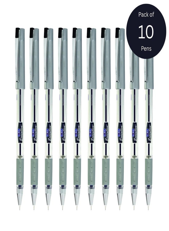 Linc 0.55mm Executive SL-500 Gel Pen | Water-Proof Ink & Textured Grip (Black Ink, Pack of 10) - Image 3