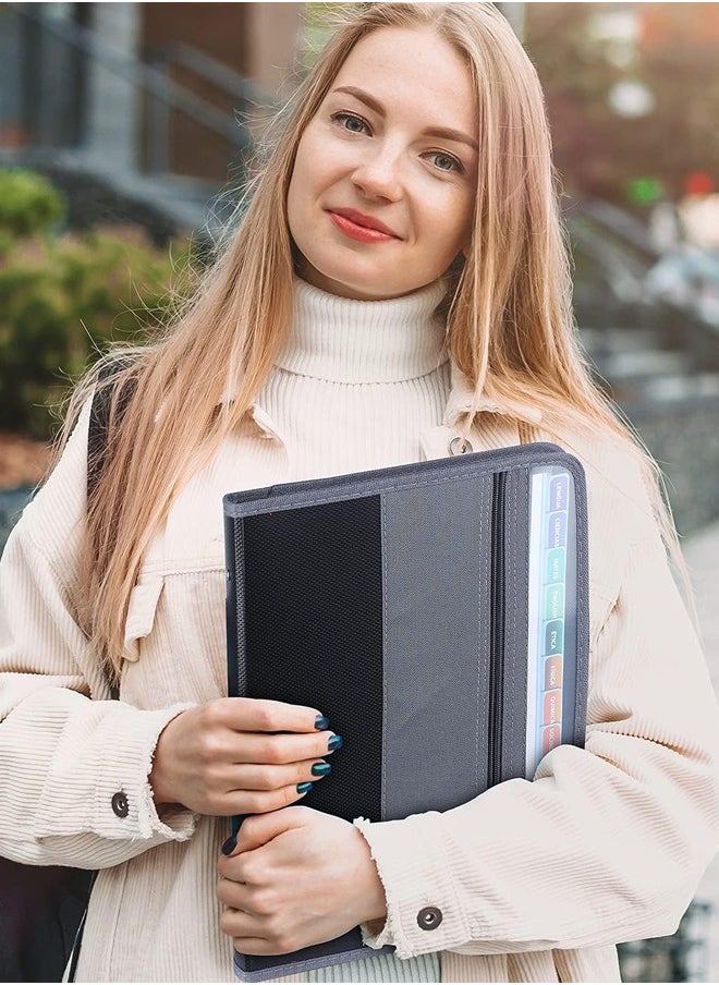 Royee - Accordion Expanding File Folder Expandable Document Organizer Portable 13 Pocket and Tab File Box for Paper Bill Receipt Storage - Image 1
