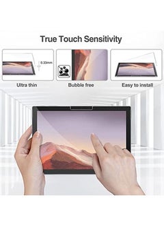 Procases 2 Pack Screen Protector For Surface Pro 7 Plus Surface Pro 7 Pro 6 Pro 5 Pro 4 Tempered Glass Screen Film Guard Screen Protector For 12.3 Inch Suface Pro 7 Plus Surface Pro 7 6 5 4  - Image 4