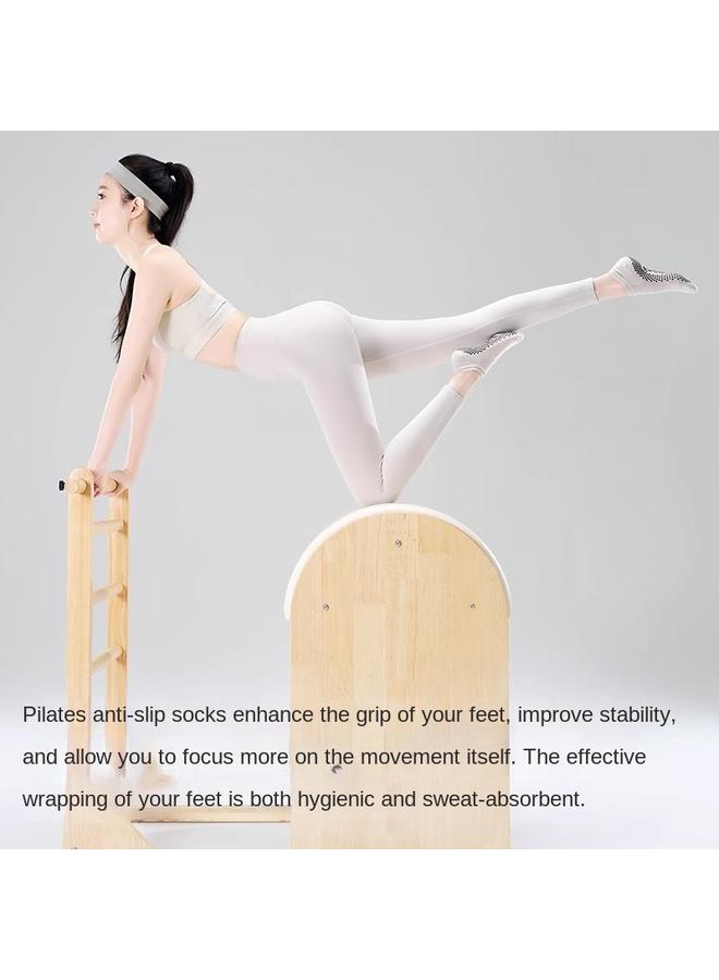 KUYING Indoor Yoga Socks Non-slip Professional Women's 2024 New Pressure Sports Boat Socks Autumn And Winter Fitness Pilates Socks - Image 3