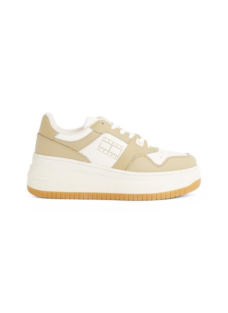 TOMMY JEANS Retro Logo Lace Up Sneakers  - Image 1