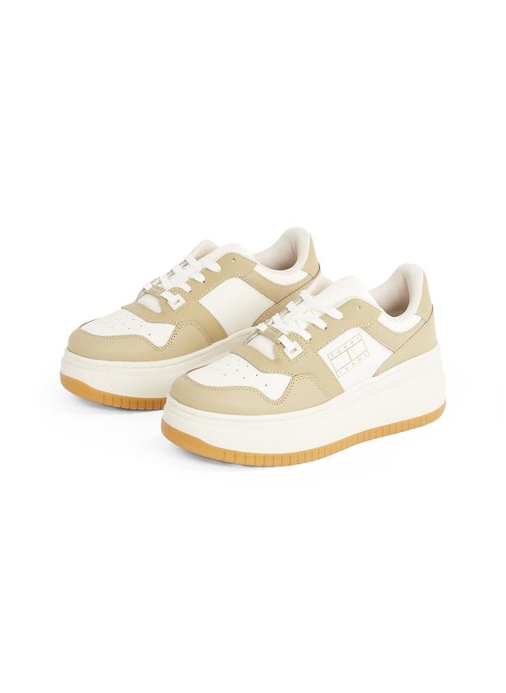 TOMMY JEANS Retro Logo Lace Up Sneakers  - Image 4