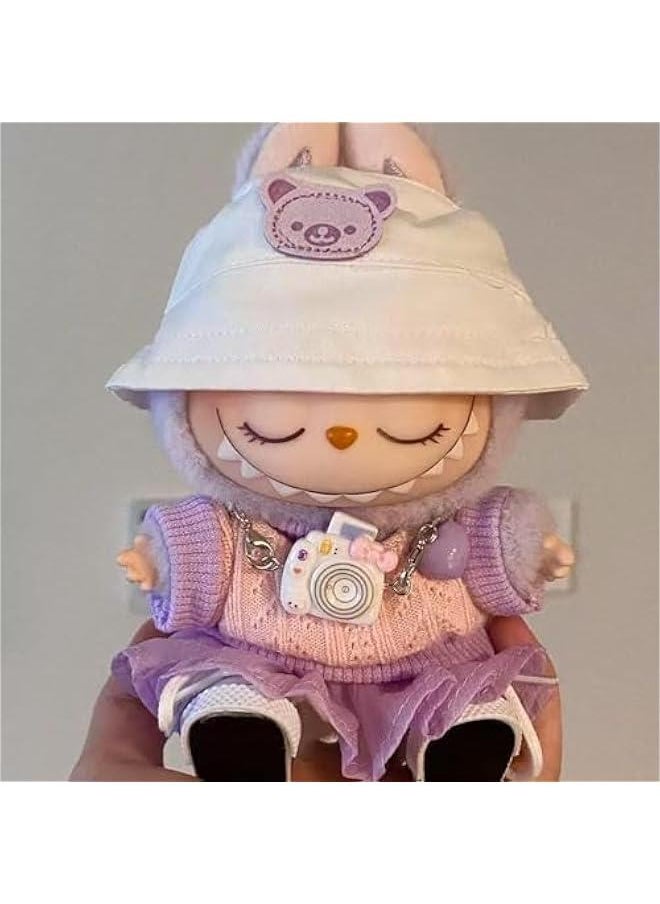 Arabest 2025 New Clothes for Labubu Outfit, Exquisite Accessories for Labubu,Cute Clothes Set for 17 cm Labubu Accessories (#O)  - Image 2