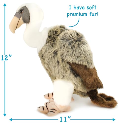 TigerHart Violet The Vulture 12 Inch Stuffed Animal Plush Buzzard Bird - Image 5