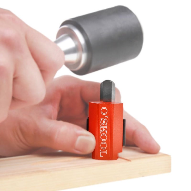 O'SKOOL Corner Chisel, Square Mortise Chisel for cabinet making, Door Hinges, squaring hinge recesses, Framing, and General Woodworking, DAB020 - Image 5