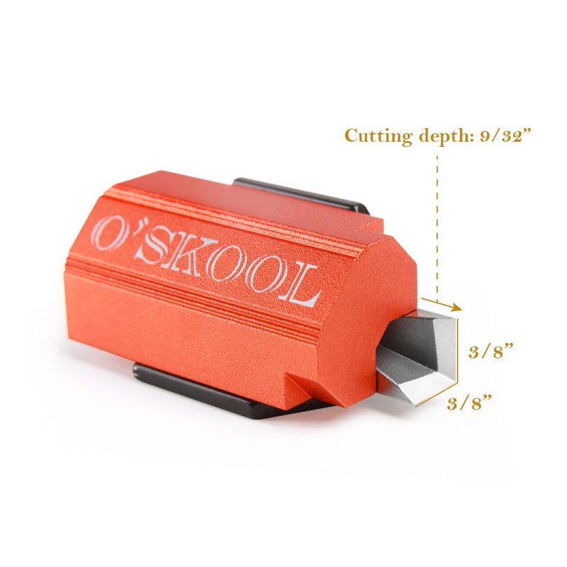 O'SKOOL Corner Chisel, Square Mortise Chisel for cabinet making, Door Hinges, squaring hinge recesses, Framing, and General Woodworking, DAB020 - Image 3