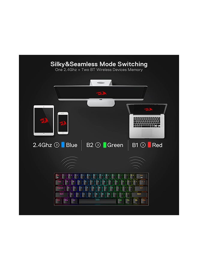 REDRAGON K530 Draconic RGB Wired/Wireless Dual Mode Mechanical Keyboard - Image 4