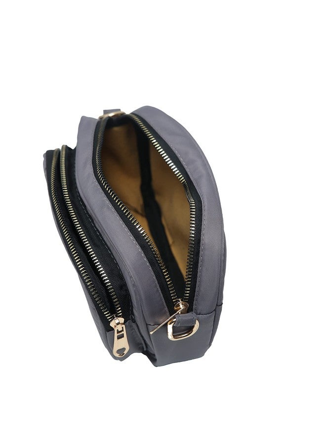 Donicy Women's Stylish Parachute Camera Design Sling Bag, Grey - Image 5