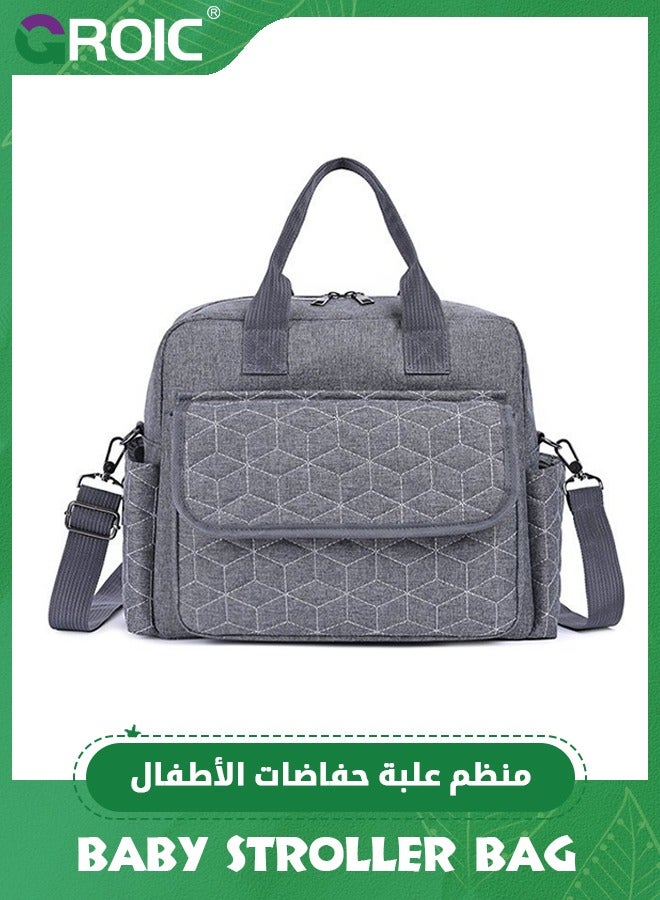 GROIC Diaper Bag Tote,Diaper Bag Backpack, Toddler Diaper Bags,Tote Maternity Bags Travel Backpacks with Insulated Pockets,Travel Baby Bag  - Image 1
