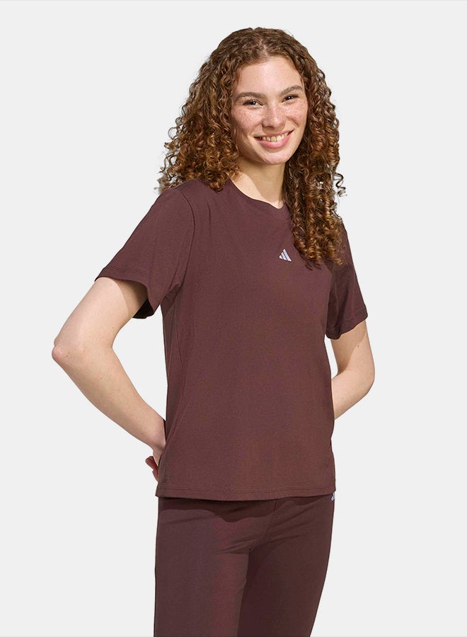 Adidas Essentials Small Logo Cotton T-Shirt - Image 4