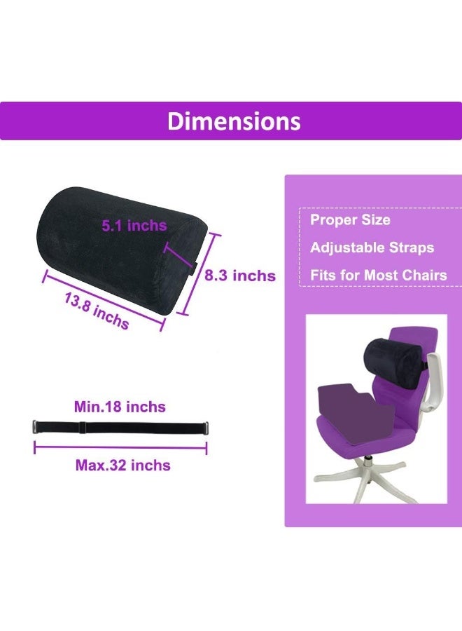 AOSSA وسادة دعم الظهر AOSSA BBL وسادة برازيلية بعد الجراحة لرفع المؤخرة للنساء للجلوس والقيادة (دعم الظهر فقط) (أسود) - Image 4