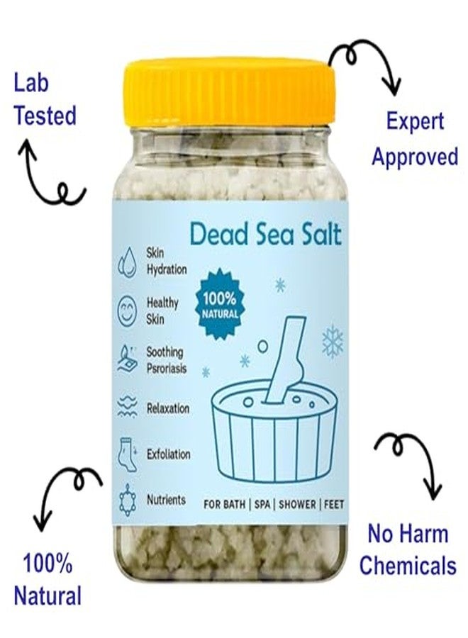 LibidSafe Premium Dead Sea Salt for Bathing - Pure and Natural Mineral Bath Salt for Relaxation and Rejuvenation - Luxurious Spa Experience - Image 3