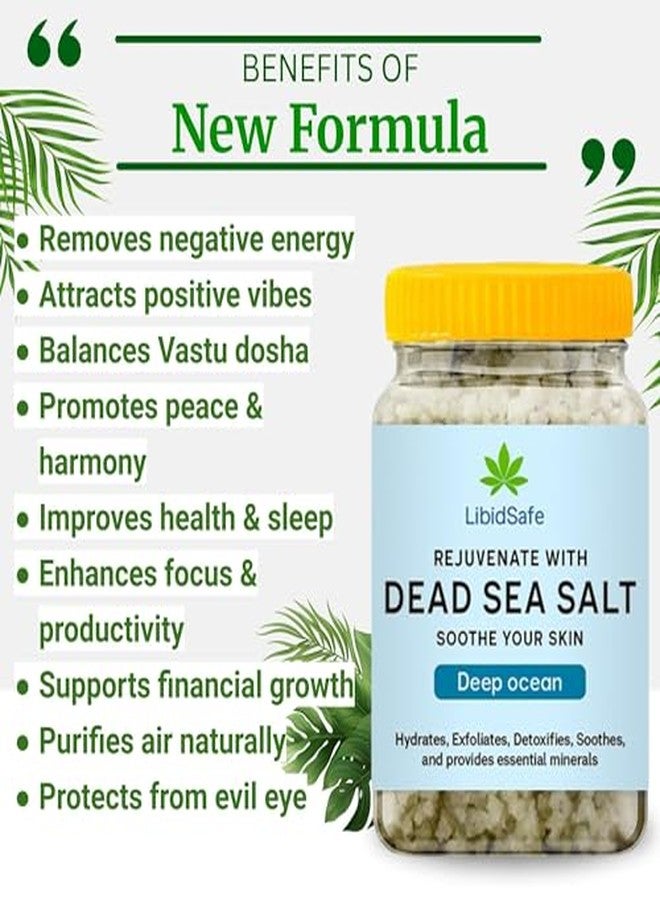 LibidSafe Premium Dead Sea Salt for Bathing - Pure and Natural Mineral Bath Salt for Relaxation and Rejuvenation - Luxurious Spa Experience - Image 4