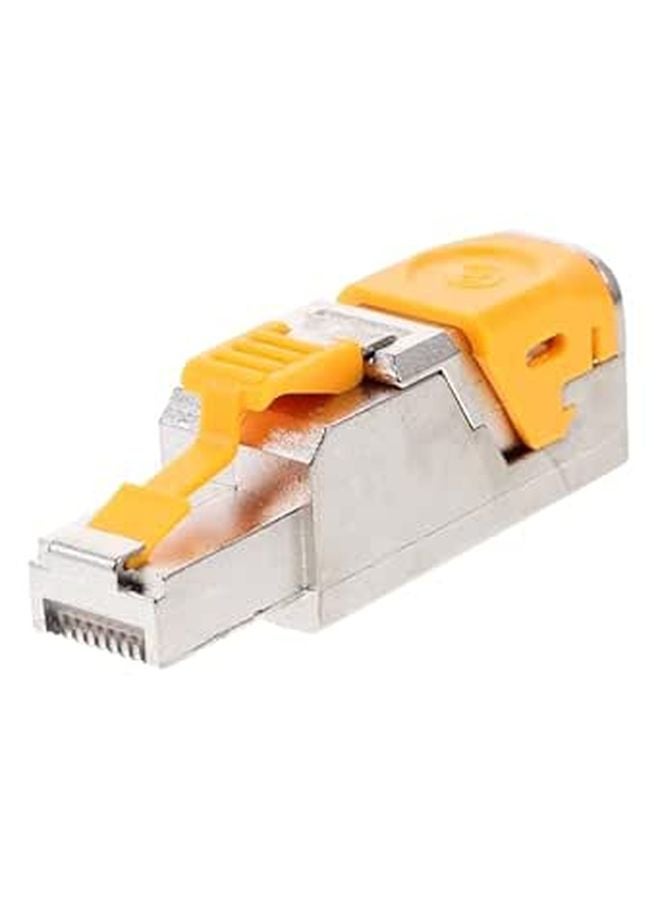 مقبس RJ45 Cat8 المحمي قابس واجهة كابل إيثرنت معياري نهاية التثبيت - Image 1