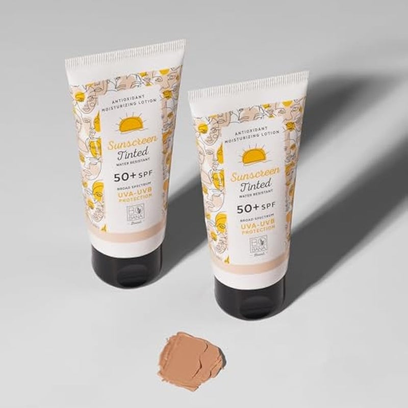 Bobana Sunscreen Lotion Tinted 60 Ml (1+1) Free - Image 3