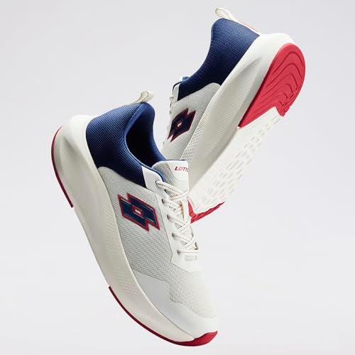 Lotto Men Energex White Running Shoes - Image 5