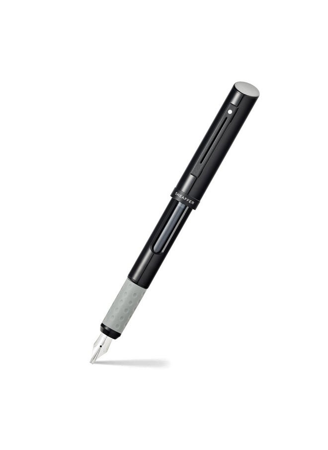 شيفر قلم حبر جاف Sheaffer Calligraphy Matte Black مع غطاء أسود وحواف سوداء غير لامعة في Hangsell - متوسط  - Image 1