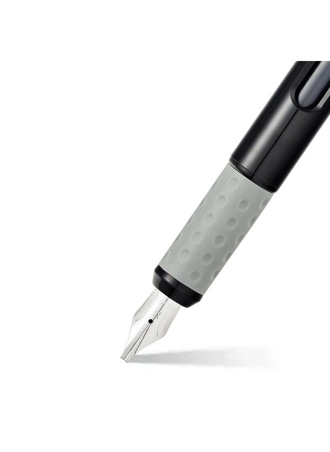 شيفر قلم حبر جاف Sheaffer Calligraphy Matte Black مع غطاء أسود وحواف سوداء غير لامعة في Hangsell - متوسط  - Image 3