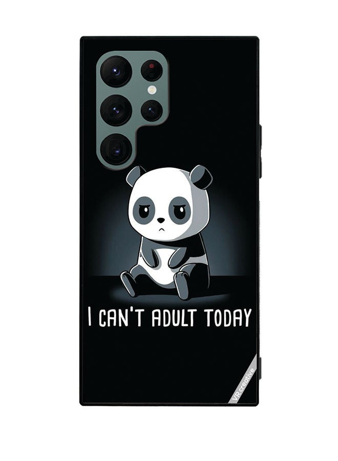 VR CREATIVE Protective Case Cover For Samsung Galaxy S22 Ultra 5G I Cant Adult Today Design Multicolour - Image 1