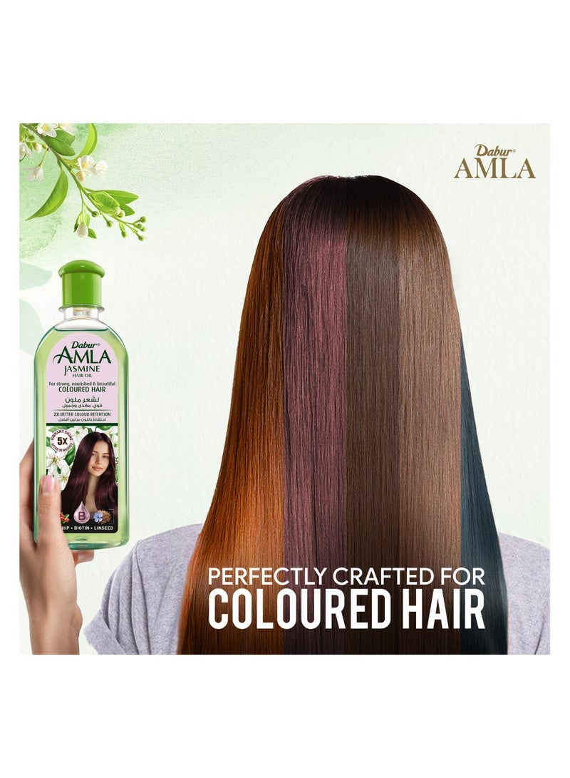 دابر أملا زيت الياسمين للشعر، لشعر ملون قوي ومغذي وجميل - 200 مل - Image 4