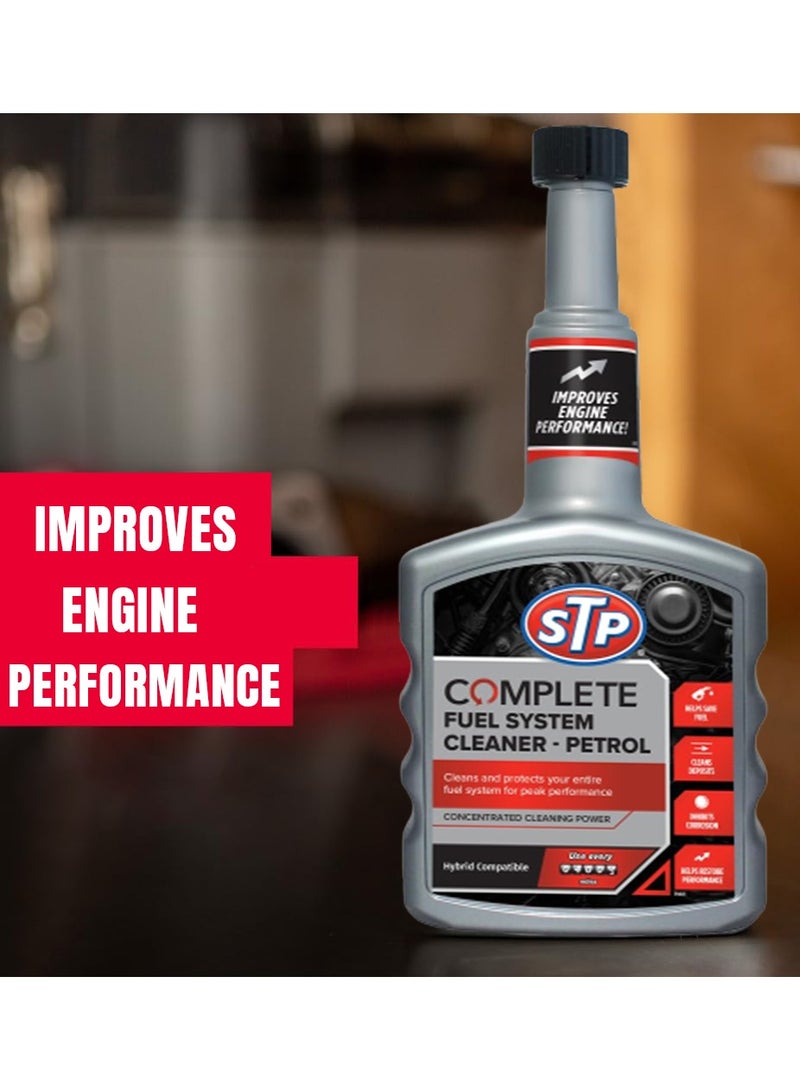 STP Car Complete Fuel System Cleaner For Petrol Save Fuel Improves Engine Performance 400ML - Image 2