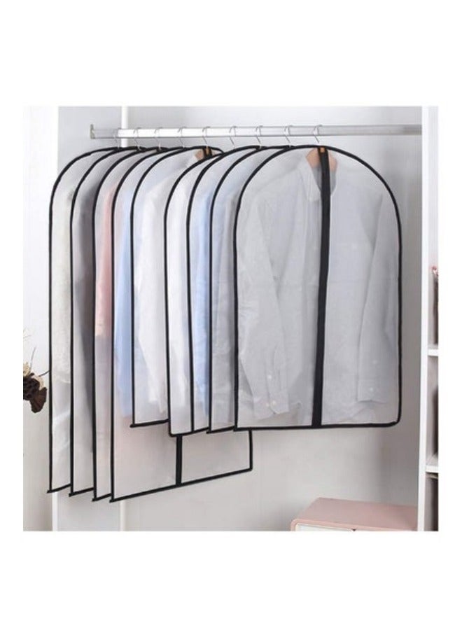 MIXDE 6-Piece Lightweight Breathable Dustproof Garment Bag and Closet Cloth Cover Storage with Full Zipper - Image 4