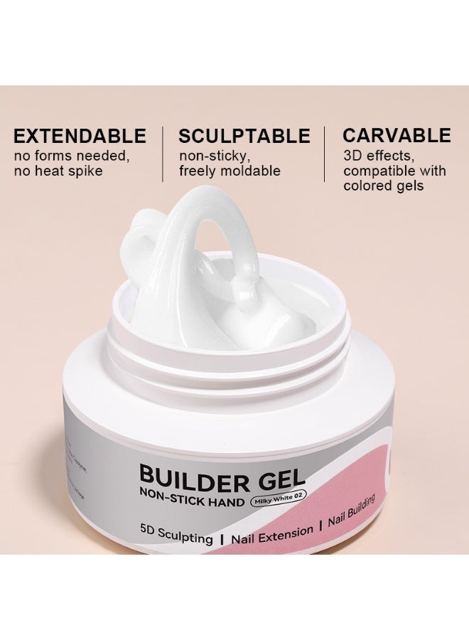 BORN PRETTY Hard Builder Nail Gel 60g– Not Sticky UV/LED Nail Extension Gel for 3D Sculpting Construction and Nail Art - Image 5