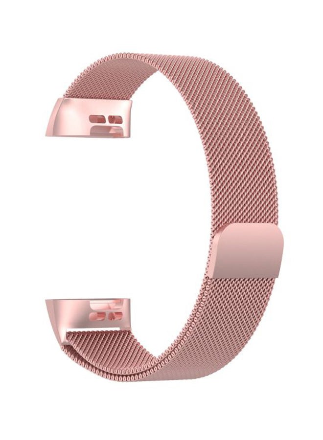 Replacement Band For Fitbit Charge 3 Rose Gold - Image 1