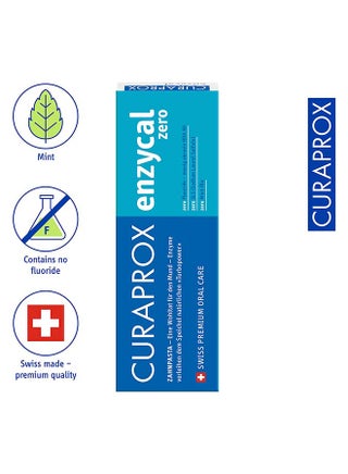 Enzycal Zero Toothpaste | Fluoride-Free, SLS-Free & Menthol-Free Formula | Gentle Oral Care with Natural Enzyme Protection | 75ml, Made in Switzerland - view 2