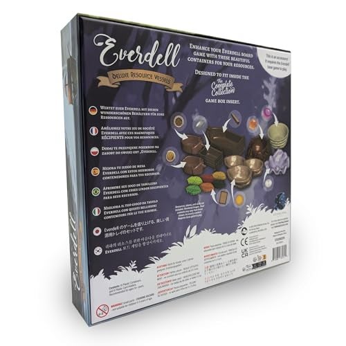 Starling Games Everdell Deluxe Resource Vessels 2nd Edition Themed Containers Card Holders Accessory Pack for Everdell Base Game Expansions Includes 10 Unique Vessels 3 Leaf Card Holders - Image 5