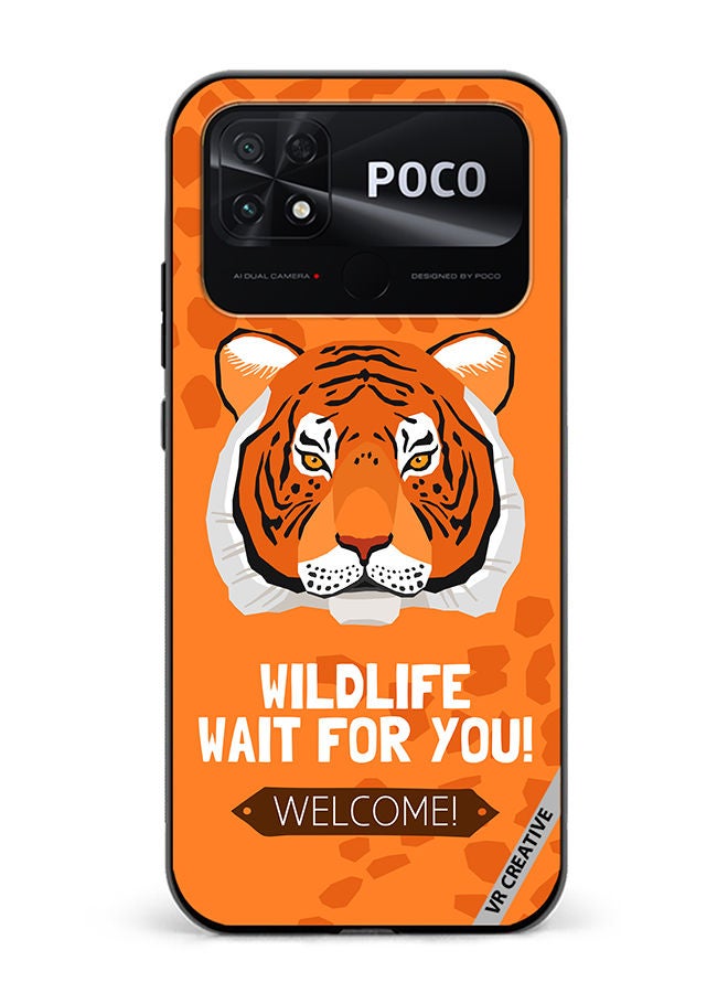 VR CREATIVE Protective Case Cover For Xiaomi Poco C40 Tiger For You Design Multicolour - Image 1