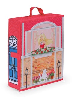 Badger Basket Home & Go Dollhouse Playset Travel & Storage Case With Popup Bed For 12 Inch Fashion Dolls  - Image 4