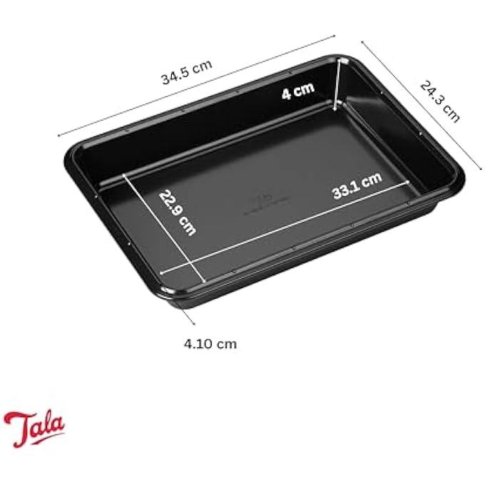 Tala Performance Eclipse NonStick Large Brownie Pan 345 x 243 x 4cm - Image 4