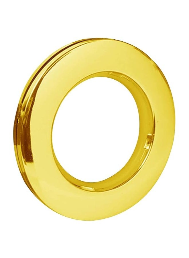 Zeenah Furniture - Curtain Eyelet Rings 100 Pieces Round Grommet Plastic Rings Clips - Image 1