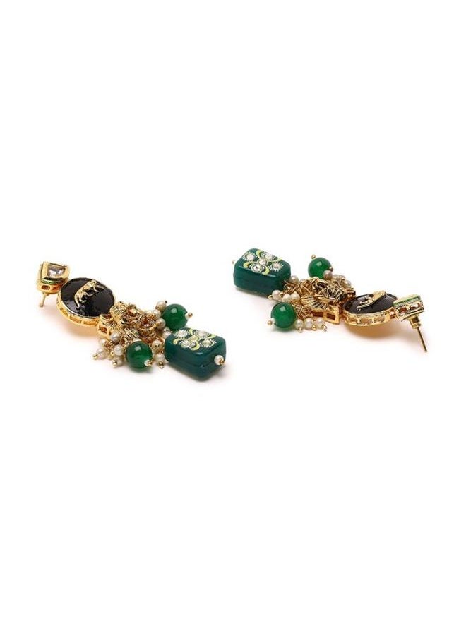 Priyaasi Elegant Women Brass Jewellery Set with pattern and secured with closure and styled in ideal for Western moments — a must-have for your statement wardrobe.  - Image 4