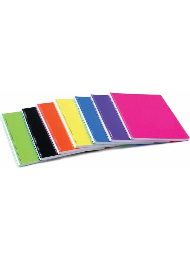 Alex Schoeller 120 Sheets Checkered A4 Sp Plastic Cover Notebook 