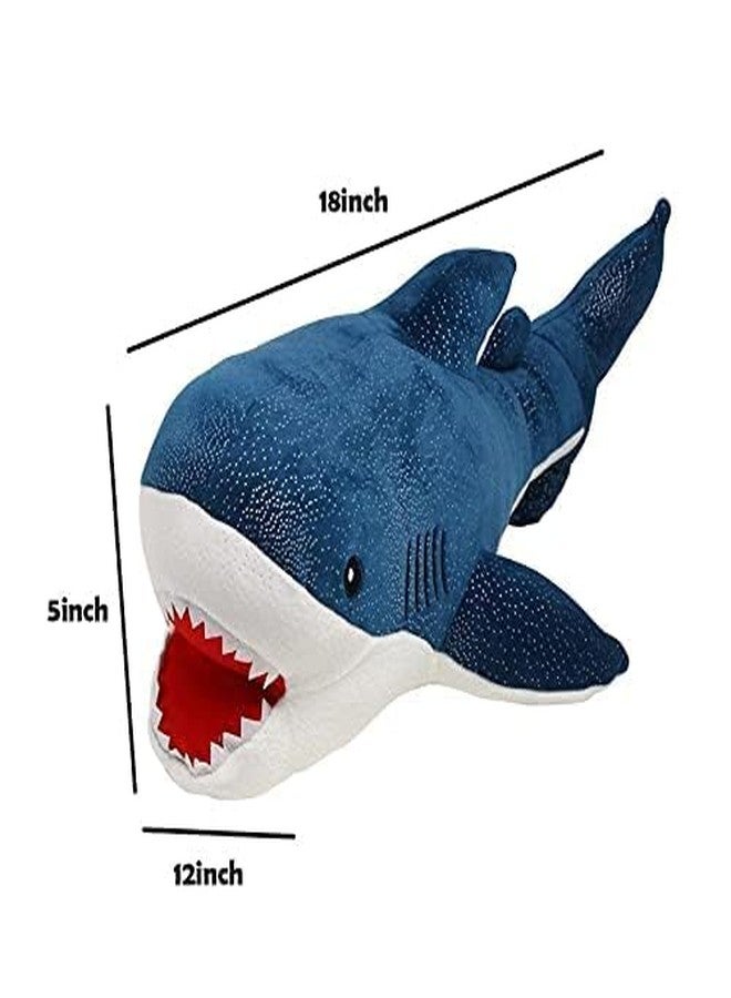 Tickles Blue Shark Soft Toy Stuffed Soft Plush Toy for Kids 38 Cm - Image 3