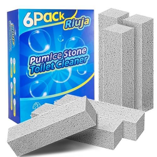 6 Pack Pumice Stone Toilet Bowl Cleaner Pumice Stone for Cleaning Powerfully Cleans Toilets Bathtubs Grills Swimming Pools Sinks
