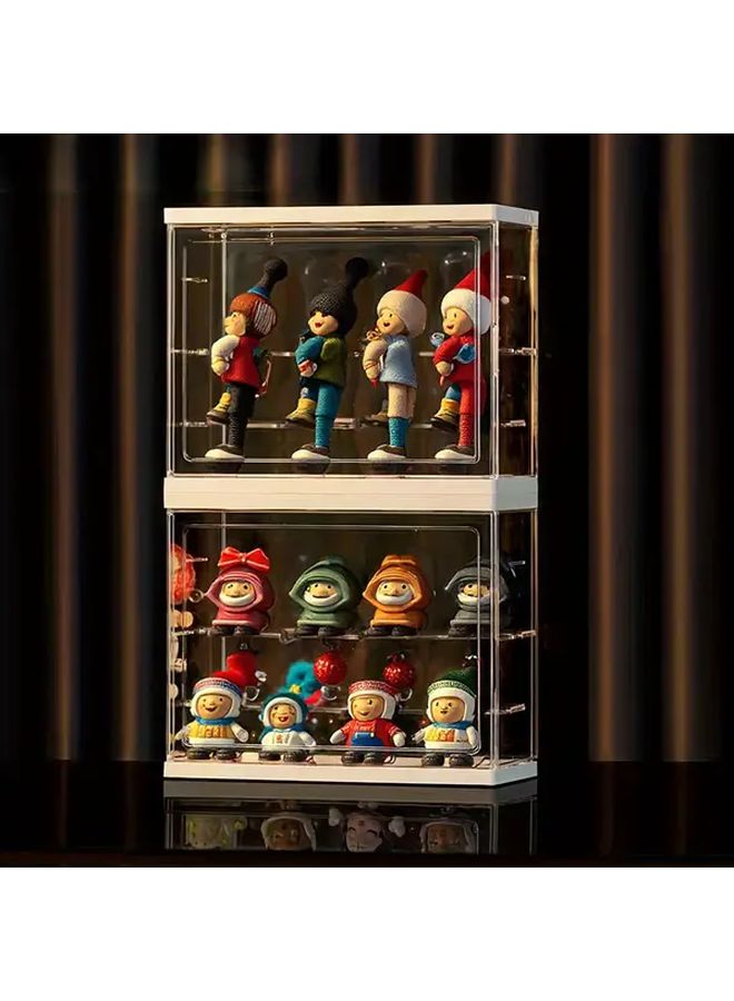 Adjustable Multi-Tiered Display Stand for Collectible Figures Dolls Storage - Image 5