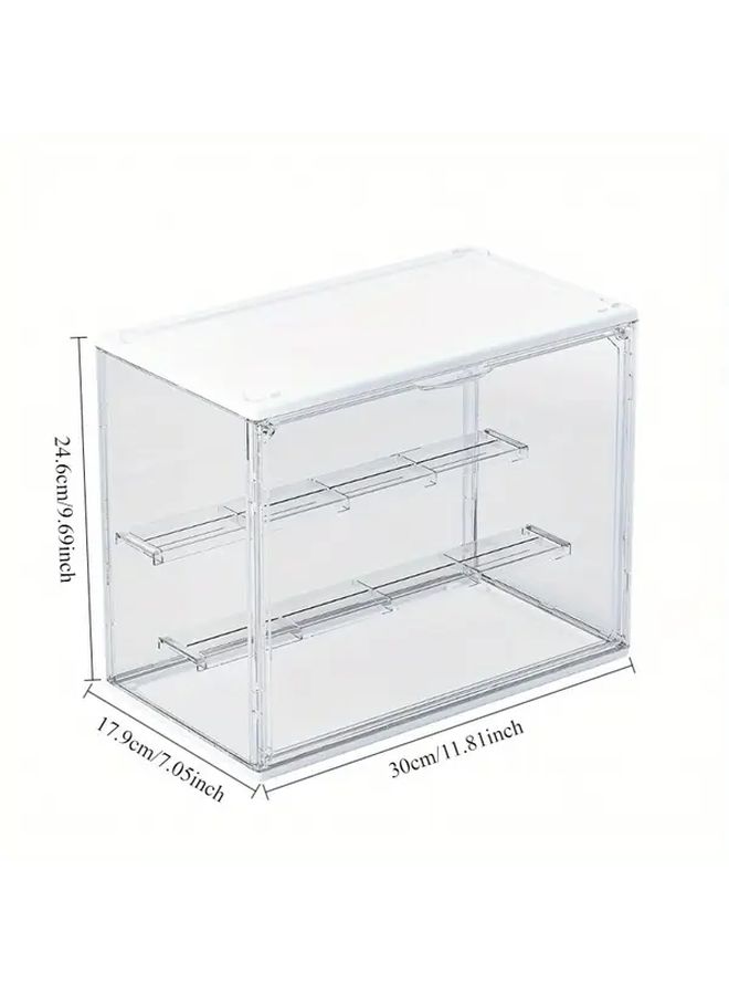Adjustable Multi-Tiered Display Stand for Collectible Figures Dolls Storage - Image 3