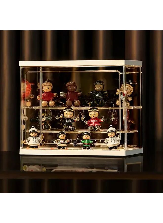 Adjustable Multi-Tiered Display Stand for Collectible Figures Dolls Storage - Image 4