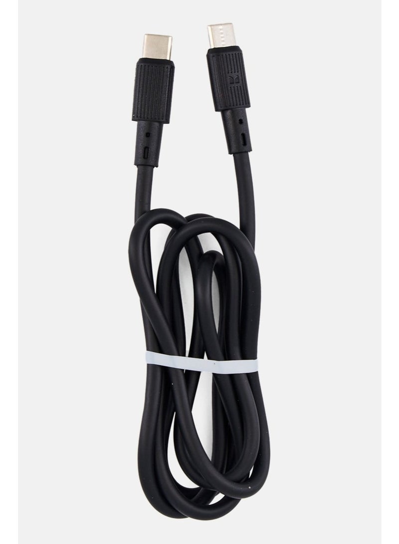 مونستار كابل شحن سريع من USB-C إلى USB-C بطول 1 متر - 60 واط PD، توصيل طاقة متين 3 أمبير - Image 3