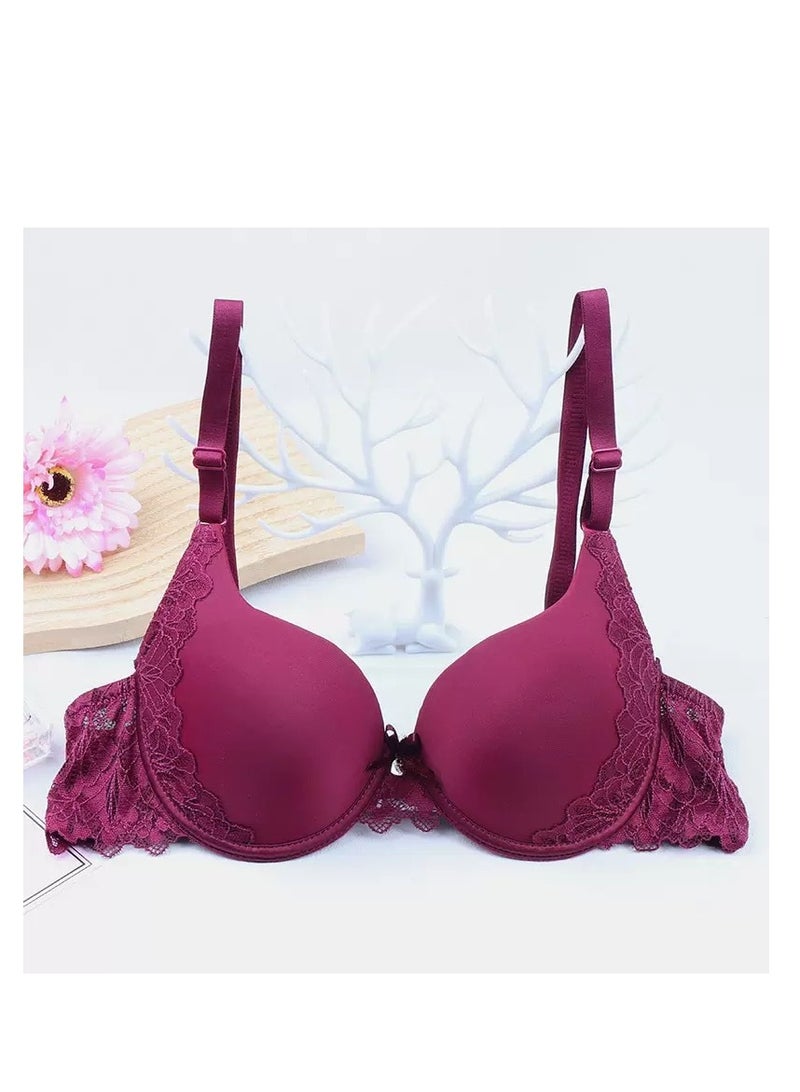 3 Pieces Women Bra Underwire Ladies Pushup Bra Women Daily Bra Everyday Bra - Image 3
