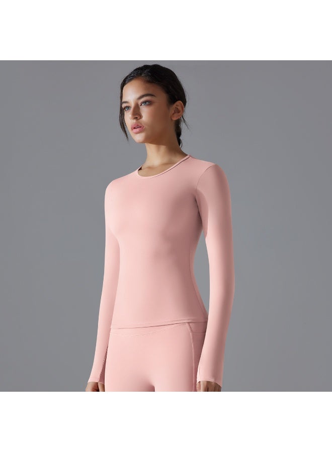 Yoga Shirts For Women Long Sleeve Winter Fitness Running Gym Clothes Workout Dry Fit Breathable High Elastic Sports Top - Image 2