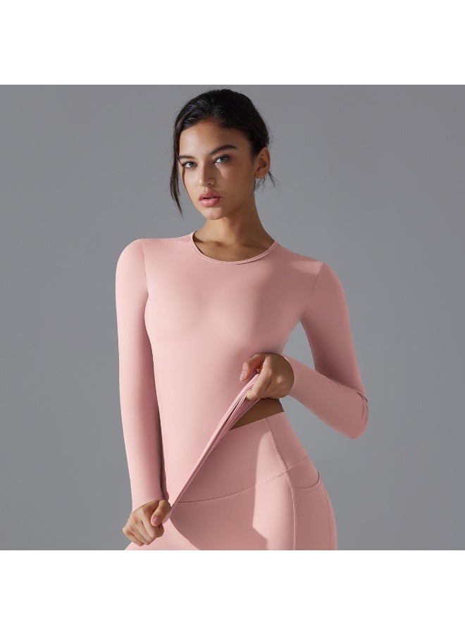Yoga Shirts For Women Long Sleeve Winter Fitness Running Gym Clothes Workout Dry Fit Breathable High Elastic Sports Top - Image 5
