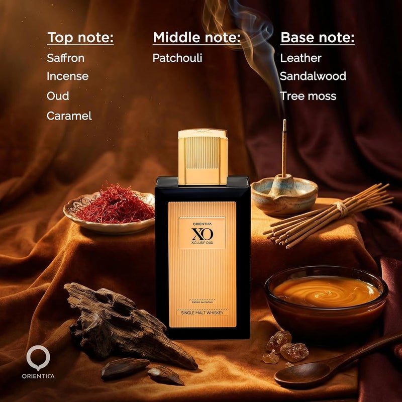 Orientica XO Xclusif Oud Single Malt Whiskey Extrait de Parfum - 4.0oz/120ml - Image 2