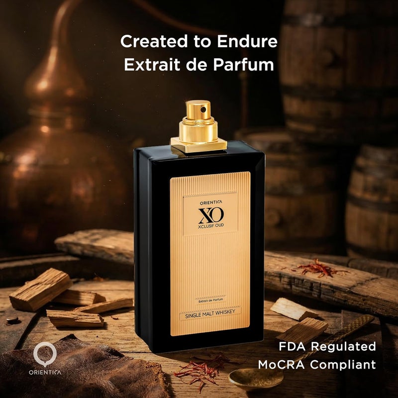 Orientica XO Xclusif Oud Single Malt Whiskey Extrait de Parfum - 4.0oz/120ml - Image 4