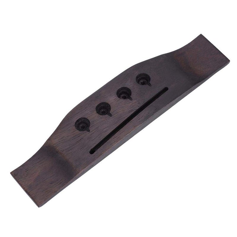 Dilwe 4 Strings Bass Bridge, Rosewood Bridge Saddle and Pins for 4-String Folk Acoustic Bass Accessory Parts Wooden guitar accessories - Image 5