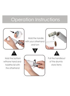 SYOSI Hidden Lint Roller Safe for Money and Jewelry | Secret Travel Diversion Storage | Concealed Compartment for Valuables | Functional Hidden Safe Roller for Home, Office, and On-the-Go Use  - Image 4